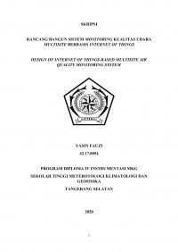 Image of Rancang Bangun Sistem Monitoring Kualitas Udara Multisite Berbasis Internet of Things