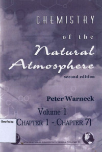 Image of Chemistry of the Natural Atmosphere Volume 1 (Chapter 1-Chapter 7)