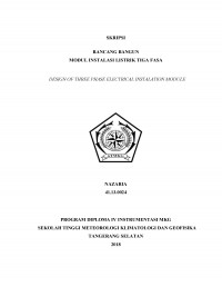 Image of RANCANG BANGUN MODUL INSTALASI LISTRIK TIGA FASA