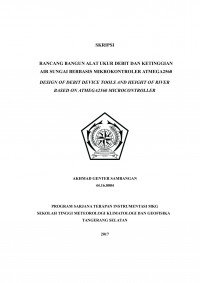 Image of Rancang Bangun Alat Ukur Debit Dan Ketinggian Air Berbasis Mikrokontroller AtMega2560