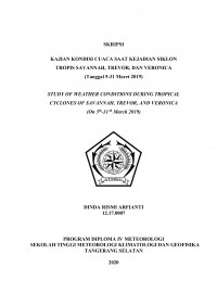 Image of Kajian Kondisi Cuaca Saat Kejadian Siklon Tropis Savannah, Trevor, Dan Veronica (Tanggal 5-31 Maret 2019)