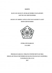 Image of RANCANG BANGUN APLIKASI MOBILE MANAJEMEN ASET RUANG SERVER BMKG
