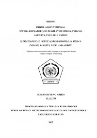 Image of PROFIL ANGIN VERTIKAL SECARA KLIMATOLOGIS DI WILAYAH MEDAN, PADANG, JAKARTA, PALU, DAN AMBON