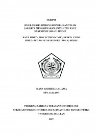 Image of SIMULASI GELOMBANG DI PERAIRAN TELUK JAKARTA MENGGUNAKAN SIMULATED WAVE NEARSHORE (SWAN) MODEL