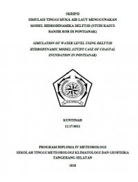 Image of Simulasi Tinggi Muka Air Laut Menggunakan Model Hidrodinamika Delft3D (Studi Kasus Banjir Rob di Pontianak)