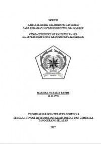 Image of KARAKTERISTIK GELOMBANG RAYLEIGH
PADA REKAMAN SUPERCONDUCTING GRAVIMETER