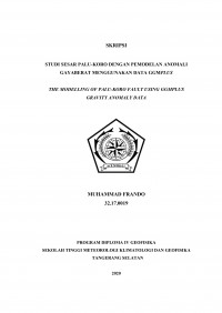 Image of Studi Sesar Palu-Koro dengan Pemodelan Anomali Gaya berat Menggunakan Data GGMplus