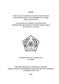 Image of PEMANFAATAN INTERNET OF THINGS PADA SISTEM PENGUKURAN SUHU UNTUK MEMBANTU ANALISIS URBAN HEAT ISLAND