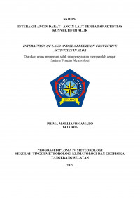 Image of INTERAKSI ANGIN DARAT - ANGIN LAUT TERHADAP AKTIFITAS KONVEKTIF DI ALOR