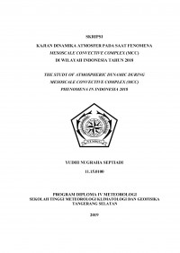 Image of Kajian Dinamika Atmosfer pada saat Fenomena Mesoscale Convective Complex (MCC) di Wilayah Indonesia Tahun 2018