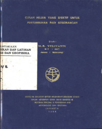 Image of Curah Hujan yang Efektif untuk Pertumbuhan Padi Gogorancah