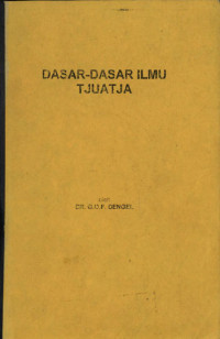 Image of Dasar-dasar Ilmu Tjuatja