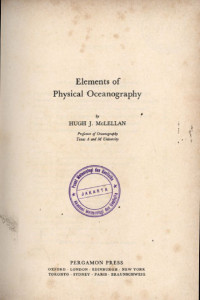 Image of Elements of Physical Oceanography