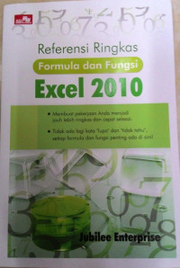 Image of Referensi Ringkas Formula dan Fungsi Excel 2010