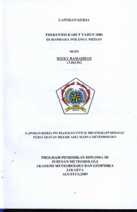 Image of Frekuensi Kabut Tahun 2006 Di Bandara Polonia Medan