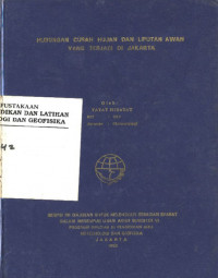 Image of Hubungan Curah Hujan dan Liputan Awan yang Terjadi di Jakarta