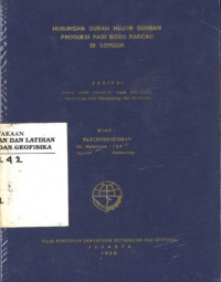 Image of Hubungan Curah Hujan dengan Produksi Padi Gogo Rancah di lombok