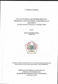 Image of Hujan Es(Hail) Di Pondok Betung Prosesnya Dan Kondisi Atmosfer Saat Kejadian