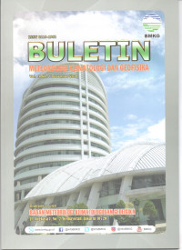 Image of BULETIN METEOROLOGI KLIMATOLOGI DAN GEOFISIKA VOL 14 NO.1 DESEMBER 2019