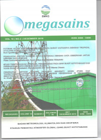Image of Megasains Buletin MKG Kototabang Vol 10 No.2 Desember 2019