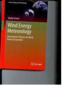 Image of Wind Energy Meteorology Atmospheric Physics For Wind Power Generation