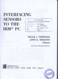 Image of Interfacing Sensors to The IBM PC