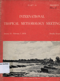 Image of International Tropical Meteorology Meeting Part II