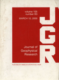 Image of JGR (Journal Of Geophysical Research) Volume 105 number B3 March 10, 2000