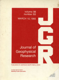 Image of JGR (Journal Of Geophysical Research) volume 98 number B3, March 10, 1993