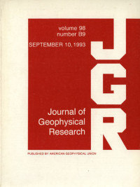 Image of JGR (Journal Of Geopysixcal Research) volume 98 number B9, September 10, 1993