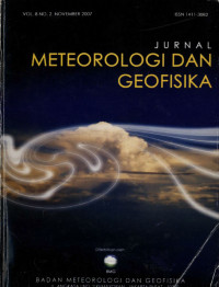 Image of Jurnal Meteorologi dan Geofisika Vol.8 No.2 November 2007
