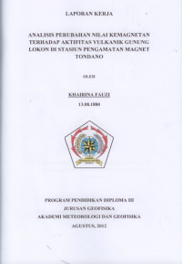 Image of ANALISIS KETEBALAN SEDIMEN DAERAH CILACAP
MENGGUNAKAN MIKROTREMOR DENGAN METODE
HORIZONTAL TO VERTICAL SPECTRAL RATIO (HVSR)