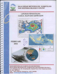 Image of LAPORAN PEMANTAUAN CUACA,IKLIM,DAN GEMPA BUMI FEBRUARI 2016