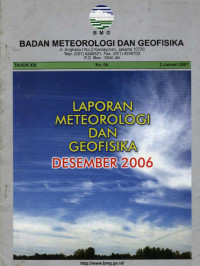 Image of Laporan Meteorologi dan Geofisika Desember 2006