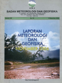 Image of Laporan Meteorologi dan Geofisika November 2006