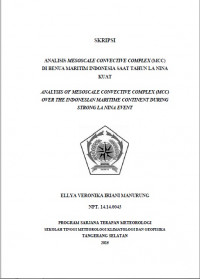Image of JURNAL ANALISIS MESOSCALE CONVECTIVE COMPLEX (MCC) 
DI BENUA MARITIM INDONESIA SAAT TAHUN LA NINA KUAT