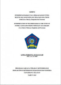 Image of JURNAL INTERPRETASI RADAR CUACA SEBAGAI KAJIAN PUTING BELIUNG DAN ANGIN KENCANG WILAYAH JAWA TIMUR
(Studi Kasus Sidoarjo, Bangkalan dan Pasuruan)