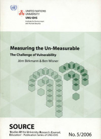 Image of Measuring the Un-Measurable The Challange of Vurnerability