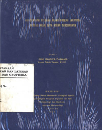 Image of Menentukan Peluang Hujan Daerah Jayapura Berdasarkan Data Hujan Tahunannya