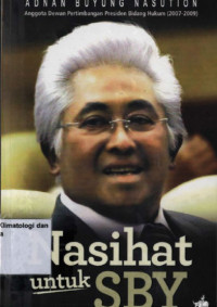 Image of NASIHAT UNTUK SBY