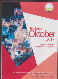 Image of BULETIN BULANAN STASIUN GEOFISIKA ANGKASAPURA-JAYAPURA PERIODE OKTOBER 2017