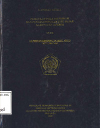Image of Pemetaan Pola Distribusi dan Pengelompokan Tipe Hujan Kabupaten Jember