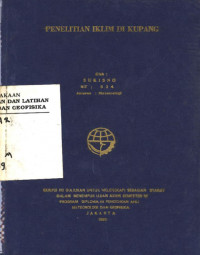 Image of Penelitian Iklim di Kupang