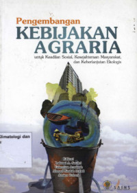 Image of Pengembangan Kebijakan Agraria