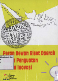 Image of Peran Dewan Riset Daerah dalam Pengautan Sistem Inovasi