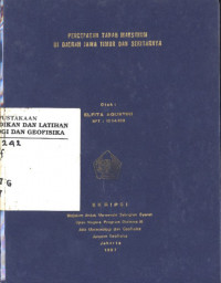 Image of Percepatan Tanah Maksimum Di Daerah Jawa Timur Dan Sekitarnya