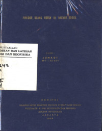 Image of Periode Ulang Hujan di Daerah Bogor