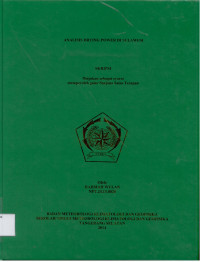 Image of ANALISIS DRYING POWER DI SULAWESI