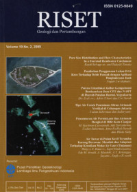 Image of Riset Geologi dan Pertambangan Volume 19 No.2, 2009