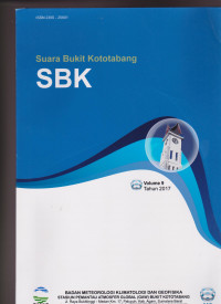 Image of MAJALAH SUARA BUKIT KOTOTABANG SBK VOLUME 9 TAHUN 2017